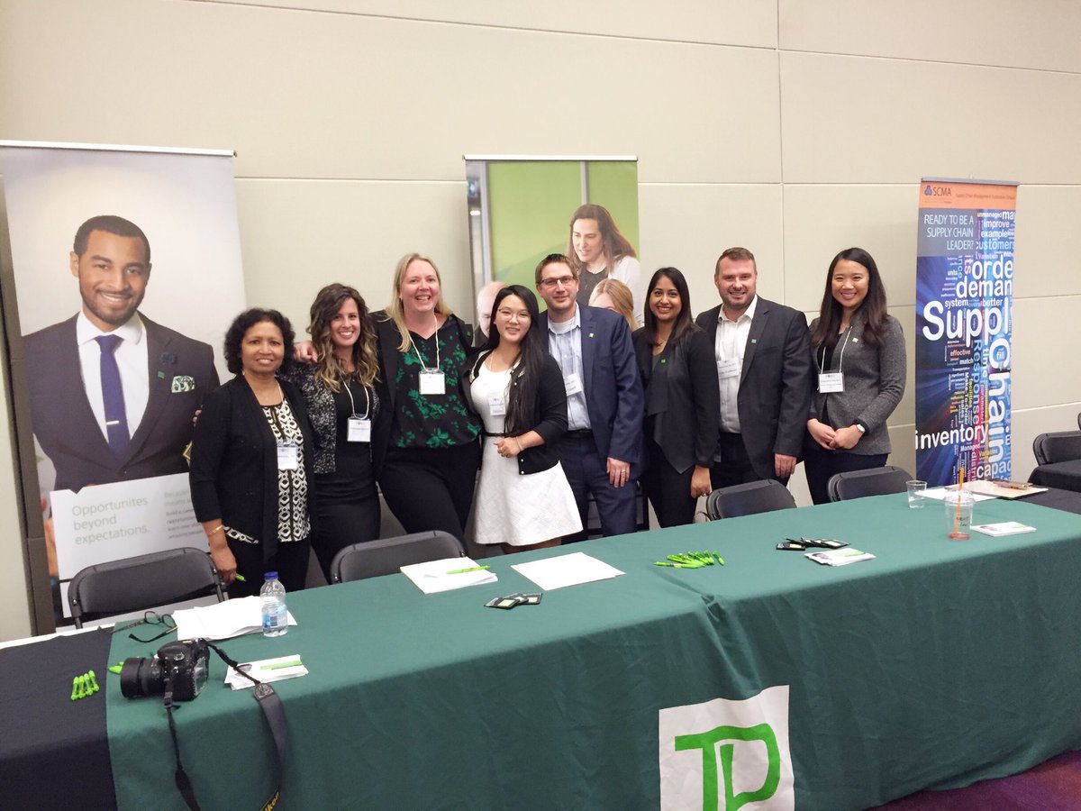 Great time today at the CPAC Career Fair in DT Toronto! Thanks for having us! #TD_Career #TDProud @dggaull@Colin_Waldbauer