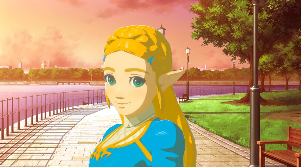 silentprincess1's tweet photo. Link took a pic of me! (Cause I asked) in the park!! https://t.co/cvkp2irOc3
