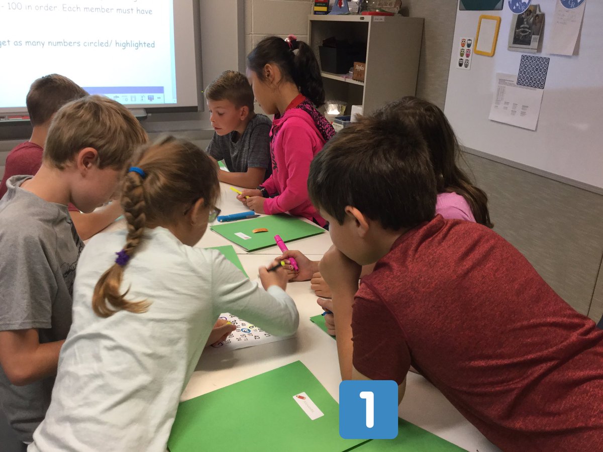 Good2noeMath's tweet image. 4th gr #100task notice 2 attempt closer together. Building #mathteamwork.