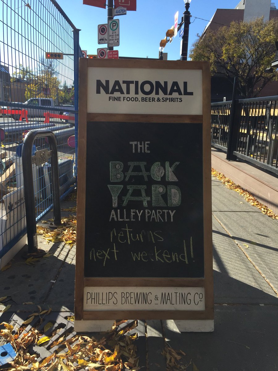 TheBackyard17's tweet photo. Perfect weather to hang out in The Backyard! Get down here before the rest of the city does. No one likes FOMO. #Backyard17 https://t.co/1Au5pURSw5