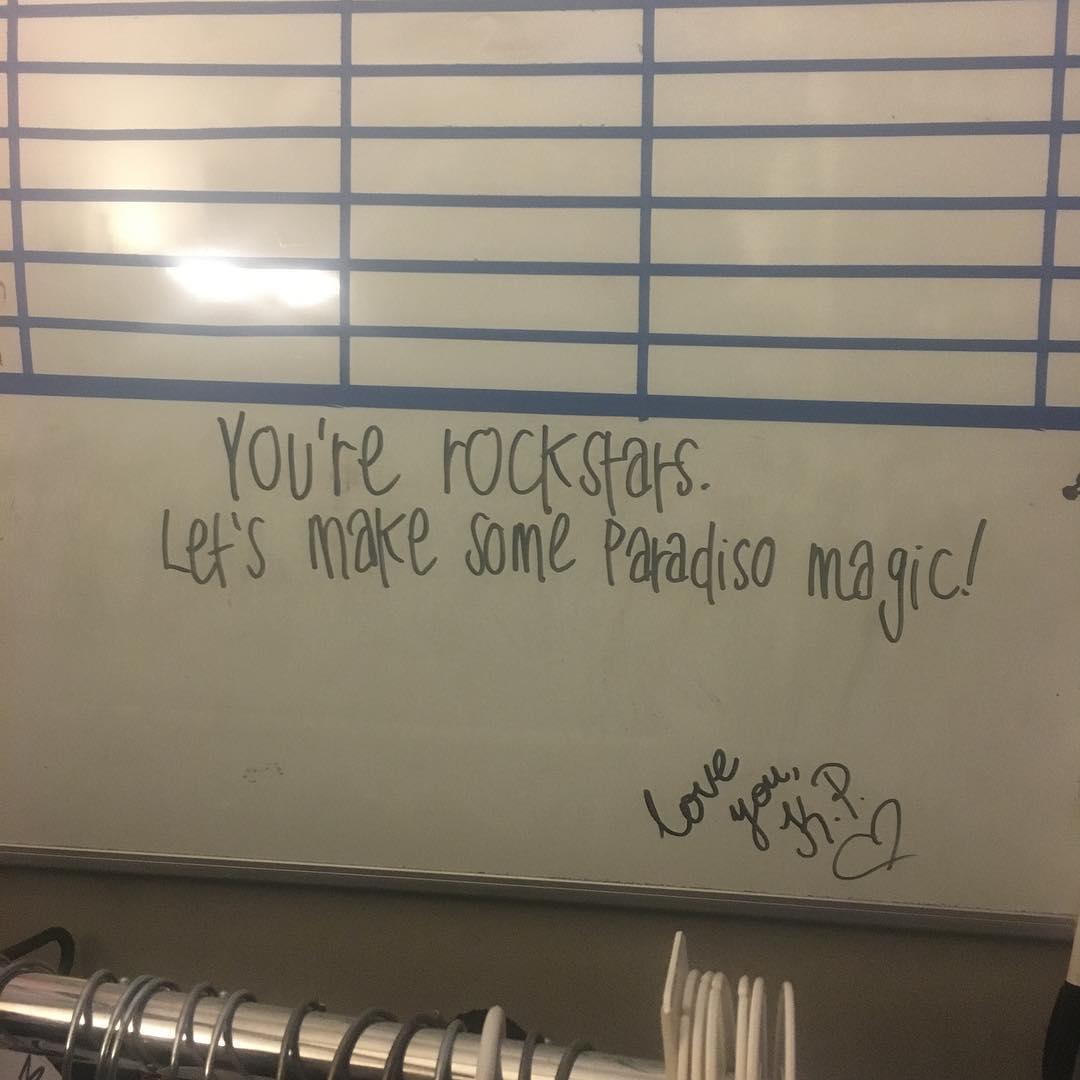 ParadisoEscape's tweet photo. Just a little #backstage note from Ashley at #ParadisoEscape. ;-) See how ready we all are for you?  Book an #escaperoom this weekend #nyc https://t.co/GeToqPvQ4M