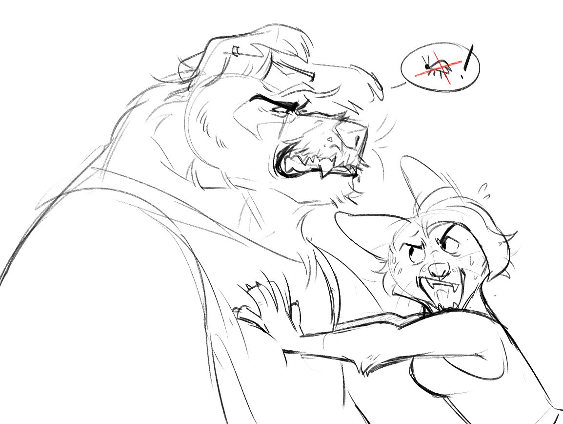 Damions wife, Maksia has her hands full dealing with her giant fluffy husband. Shes might be smaller than him but she's just as tough! 