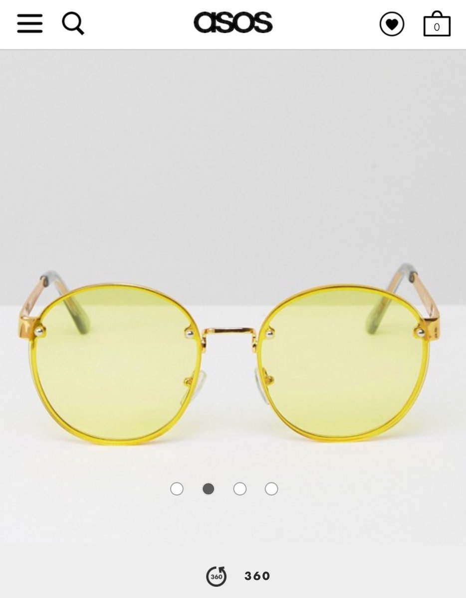 these rounded sunglasses w/ yellow lenses are from ASOS! (i’m not sure if these are exact but they’re very similar)
m.asos.com/us/asos/asos-r…