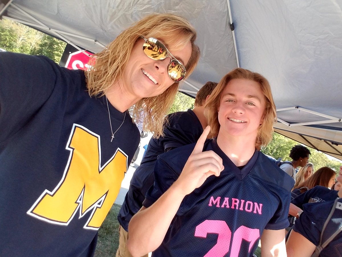 Noah says thanks for buying cotton candy today at the #2017MHStailgate #HelpingHurricaneVictims