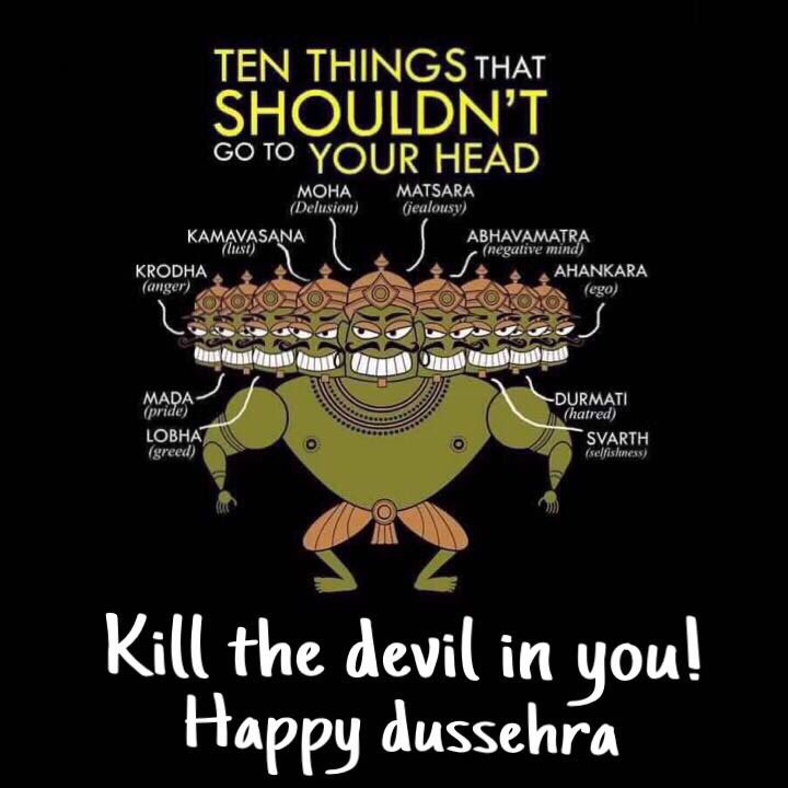 CallForFunFilm's tweet photo. Defeat the evil within! Celebrate the day of goodness &amp; righteousness!
#HappyDussehra https://t.co/ybkyM3cLKA
