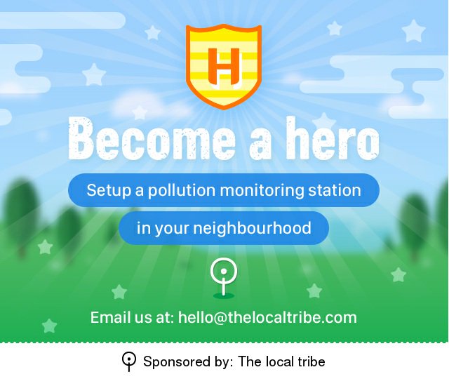 thelocaltribe's tweet photo. @fofoia852035 Currently we do not have a sensor for your neighbourhood. Become a #hero and #JoinTheTribe. https://t.co/MqR4fdOSbP