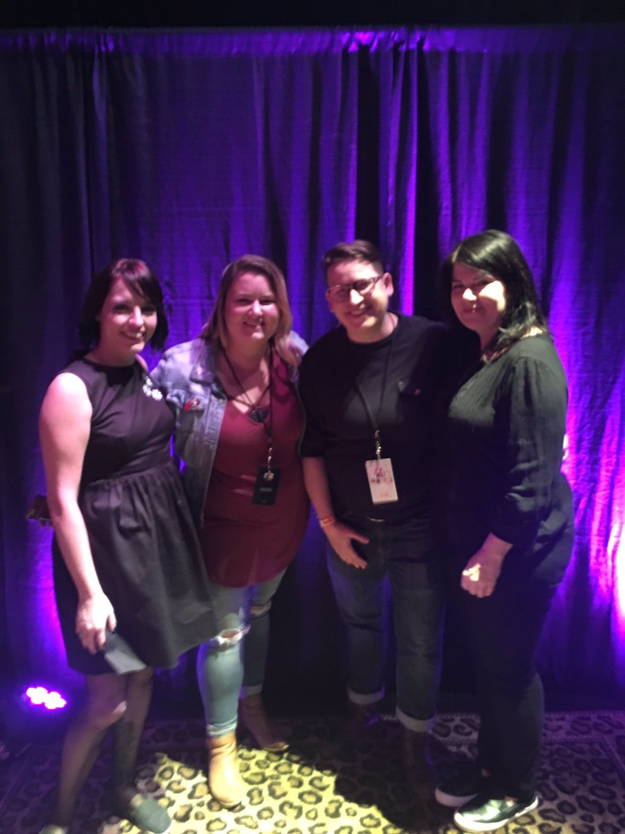 I actually made it through the show. Thanks ladies! @KarenKilgariff <a href="/GHardstark/">Georgia Hardstark</a> <a href="/StevenRayMorris/">Steven Ray Morris</a> <a href="/MyFavMurder/">My Favorite Murder</a> w/ <a href="/Emilyelizabitch/">Emily Elizabeth</a>