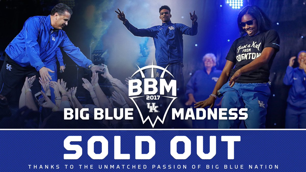 Big Blue Madness sold out in 40 minutes Kentucky Sports Radio