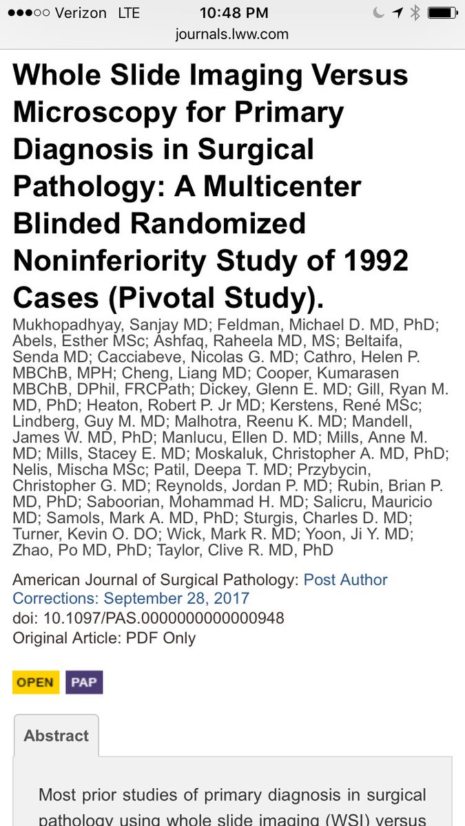 smlungpathguy's tweet photo. Is whole-slide imaging inferior to microscopy for primary diagnosis in surgical #pathology ? 

https://t.co/wK21Jbb3UE

@Philips https://t.co/JUlHEqD19n