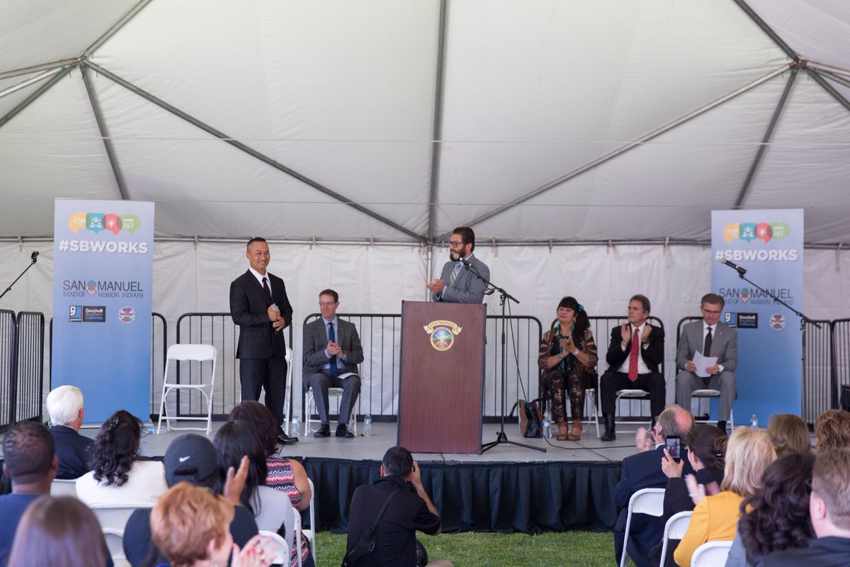 Dr_Emperor's tweet photo. Today, @SanManuel & @GoodwillIntl announced the efforts of #SBWorks: https://t.co/U9xnGV4XK1 https://t.co/a8a98LEpAs