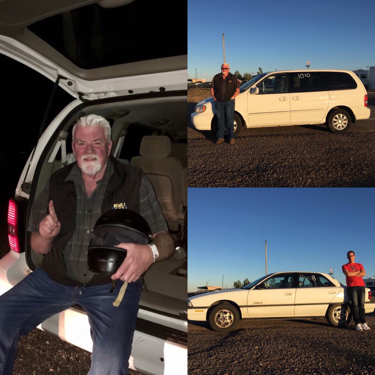 John was the king of the <a href="/MHDRADragStrip/">MHDRA Drag Strip</a> tonight! His Classic Kia Minivan took on Steve's Oldsmobile Over Achieva &amp; WON!