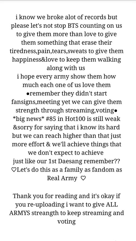 SN2BTS's tweet photo. #DNA10M -8H
#DNA20M -23H
#DNA30M -45H
#DNA40M -3D
#DNA50M -5D
#DNA60M -8D
#DNA70M -11D
Read carefully i hope U understand and do it 4 #BTS ❤ https://t.co/SNX6WylQDm