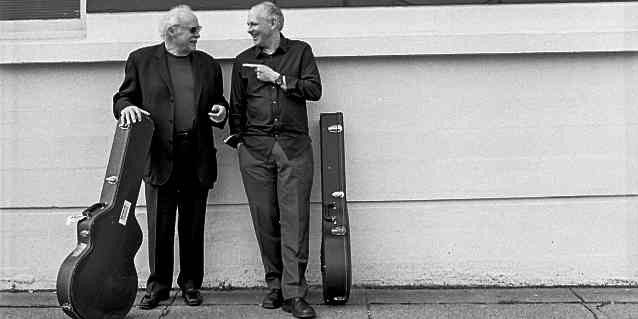EntMgmtNews's tweet photo. Two Much Guitar #Kamloops THIS SAT #Juno #NationalJazz winners #OliverGannon #BillCoon tix at https://t.co/BoogW94UsZ https://t.co/aoIxMi15Jm