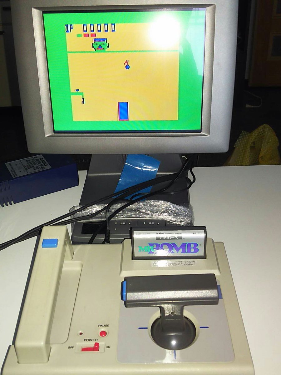 ATARI VCS互換機で無い方の #TVボーイ です！発売当時デパートで見かけ