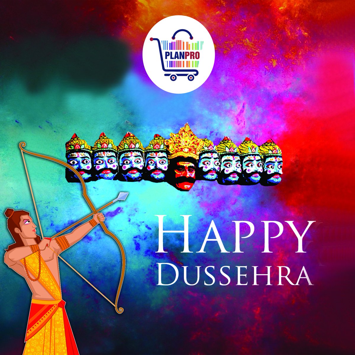 #Dussehra Is #Festival of #Victory on Bad Elements in Our #Lives. Happy Dashahara #dEEVOiR #Planpro View: goo.gl/KrZe3V
