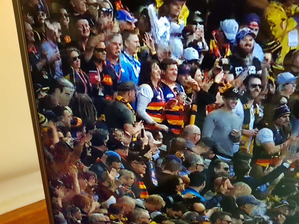 firesafe's tweet image. Sis managed to get herself on the Grand Final telecast on her 50th birthday 😎