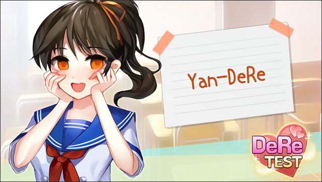 overlifecraft's tweet photo. <My DeRe Test RESULT>
I love you so much that I could just kill you!

Yan-DeRe !
https://t.co/BeoNajm1a6 https://t.co/XNYuSgiNzO