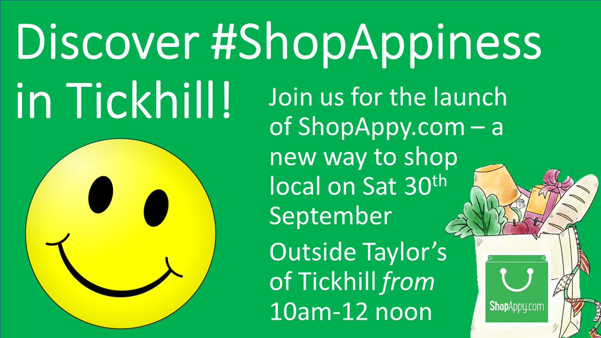 Zuvu Fresh Fish (@zuvufishmongers) on Twitter photo Tickhill goes @ShopAppyUK today , shop 24/7 online with many retailers see how it works btw 10-12 today <a href="/tickhilltaylor/">Taylors of Tickhill</a> Tickhill goes @ShopAppyUK today , shop 24/7 online with many retailers see how it works btw 10-12 today <a href="/tickhilltaylor/">Taylors of Tickhill</a>