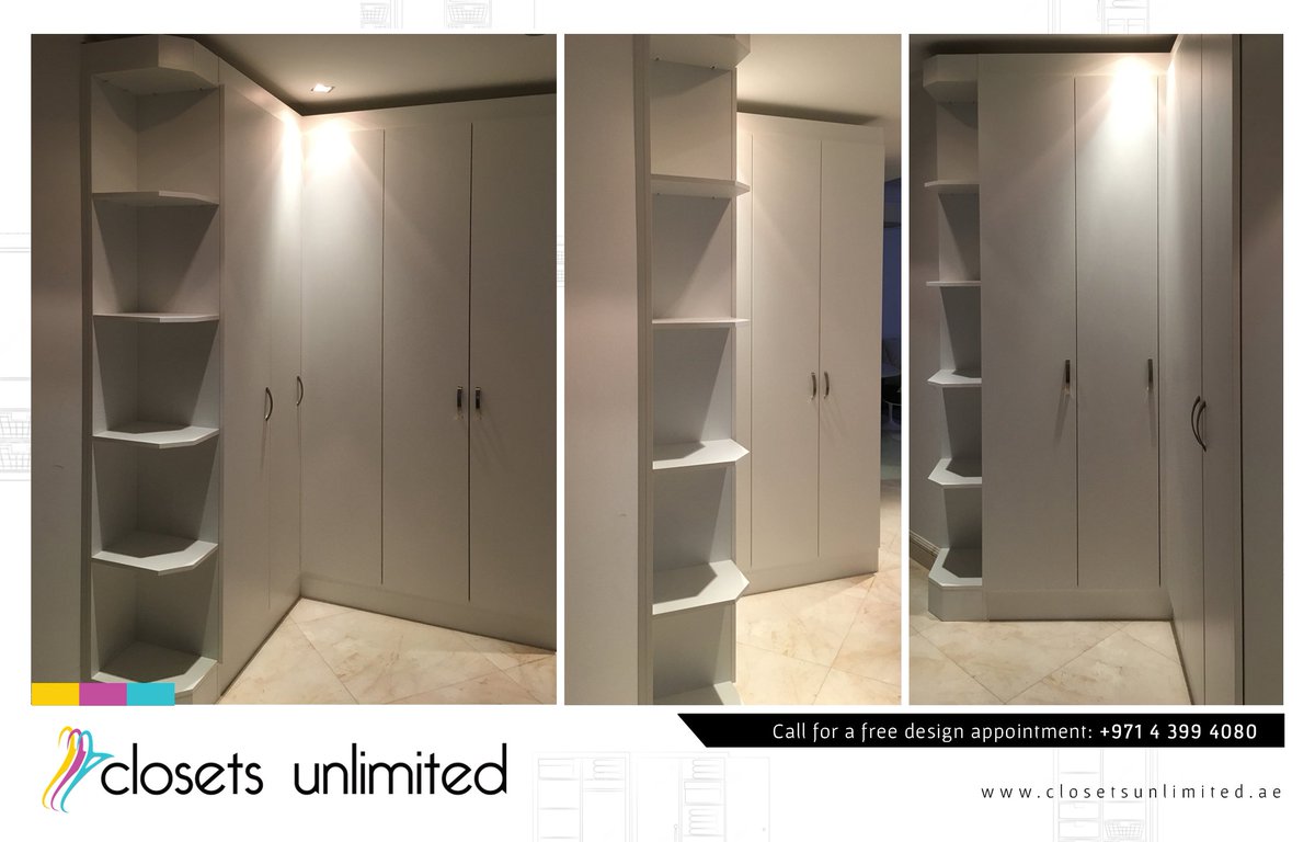 Closets Unlimited On Twitter L Shape Wardrobe With Hinged