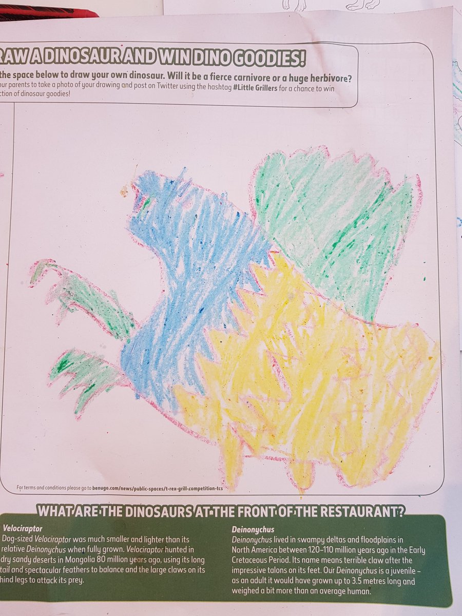 Camouflageosaurus by Ewan at NHM #LittleGrillers