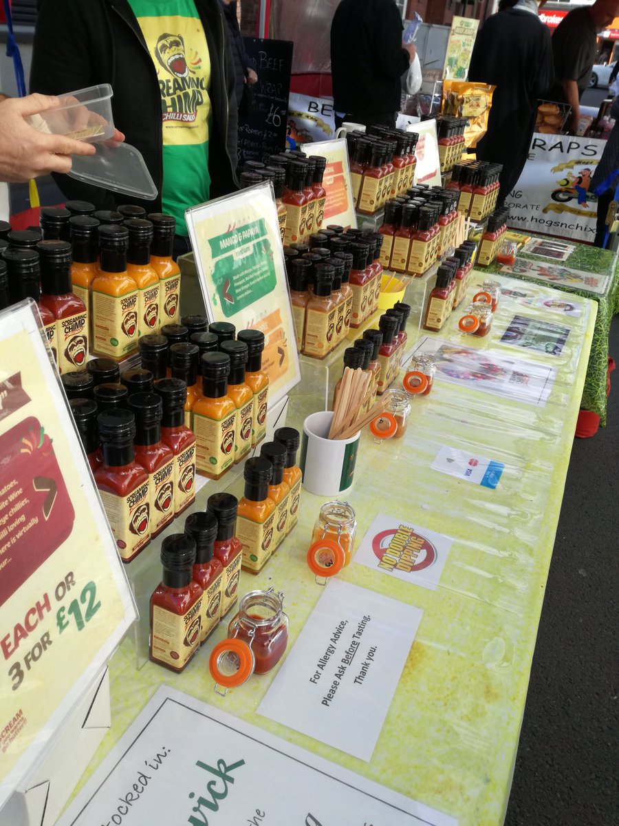 Can you handle the heat? If not, go mild <a href="/screaming_chimp/">Screaming Chimp Chilli Sauce</a> on Baker Street