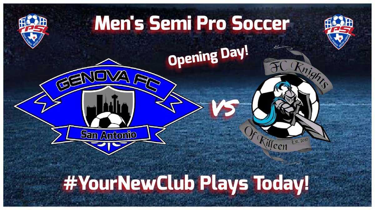 SambaFCSA's tweet photo. Tonight we play @fcknights and make history in our 1st game in @TXPremierSoccer. #YourNewClub #ForzaGenova
https://t.co/jtfoRQBdu6 https://t.co/3R0gfofne2