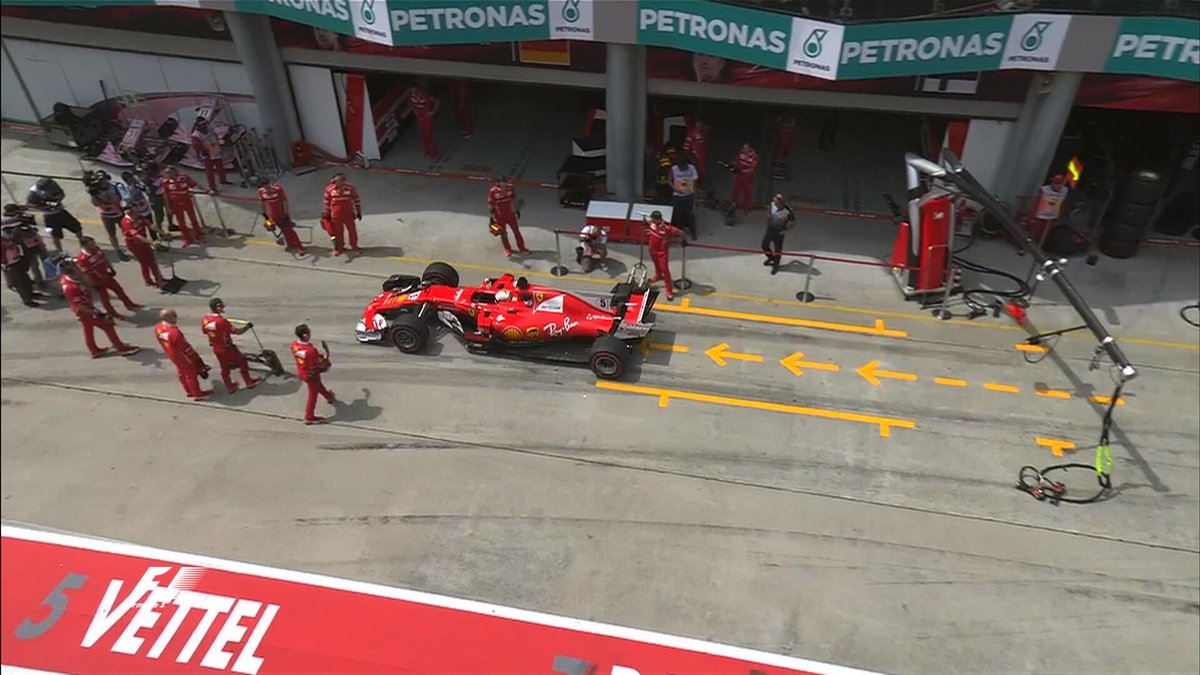 Vettel llega a ...