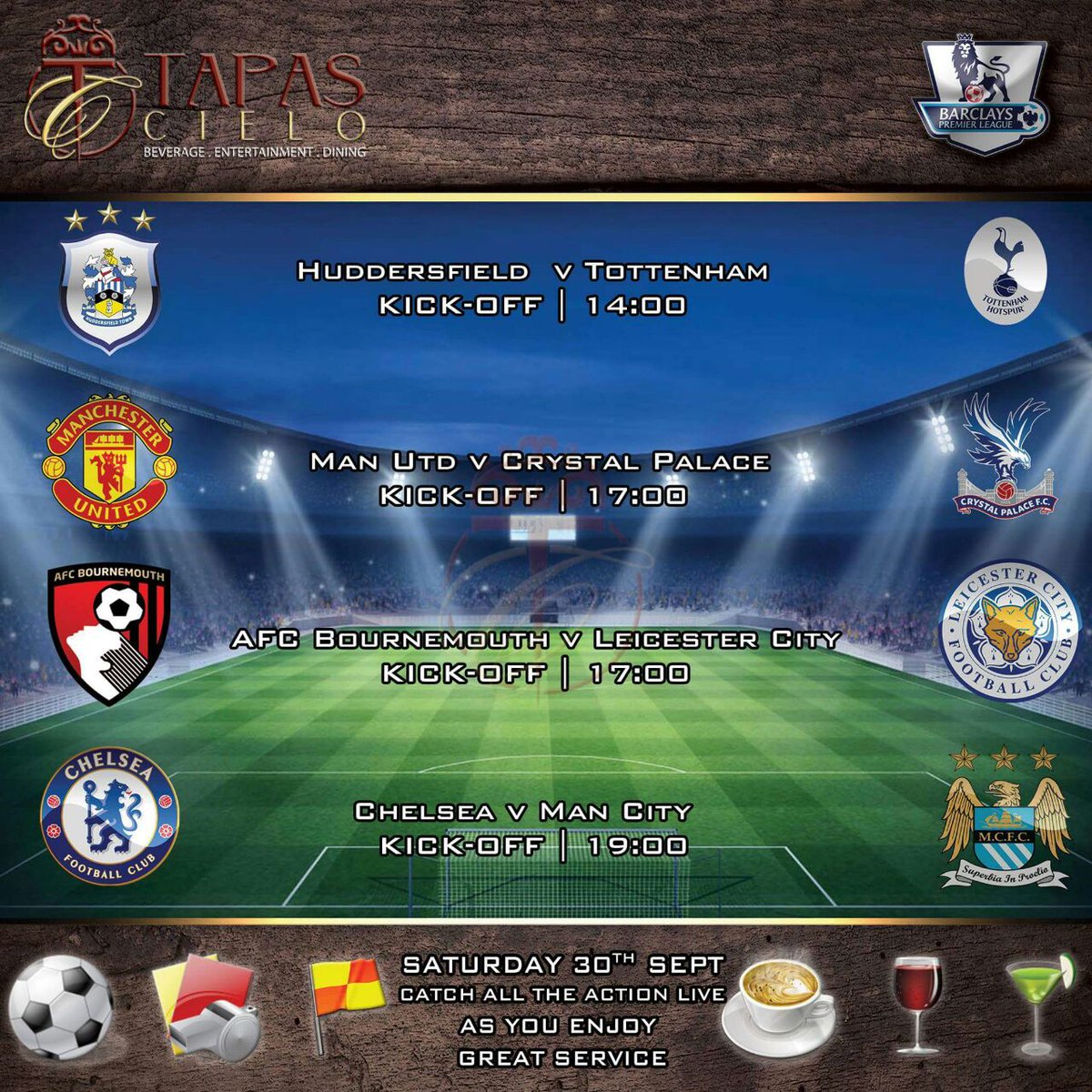 tapas_gold's tweet photo. Open from noon until late...
#bestrecepies #topkitchen #qualityingredients #beverage #entertainment #dining #lovefood #lovetapascielo https://t.co/ztvZZxyZDs