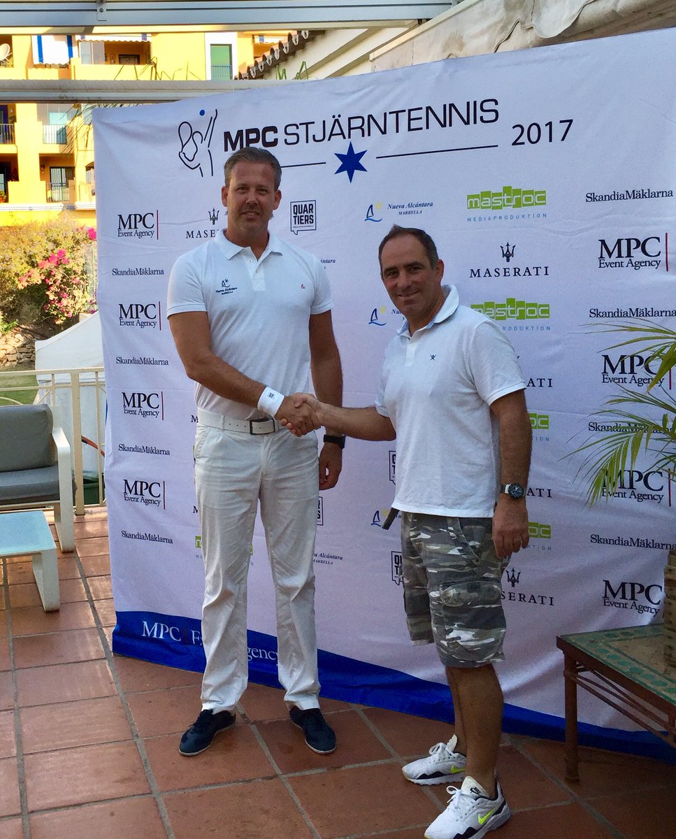 #Evento 🇸🇪 #MPCstjärntennis 🎾 #padel &amp; #Tennis 🎾 en #NuevaAlcantara con las mejores empresas Suecas. The best Swedish companies in #marbella