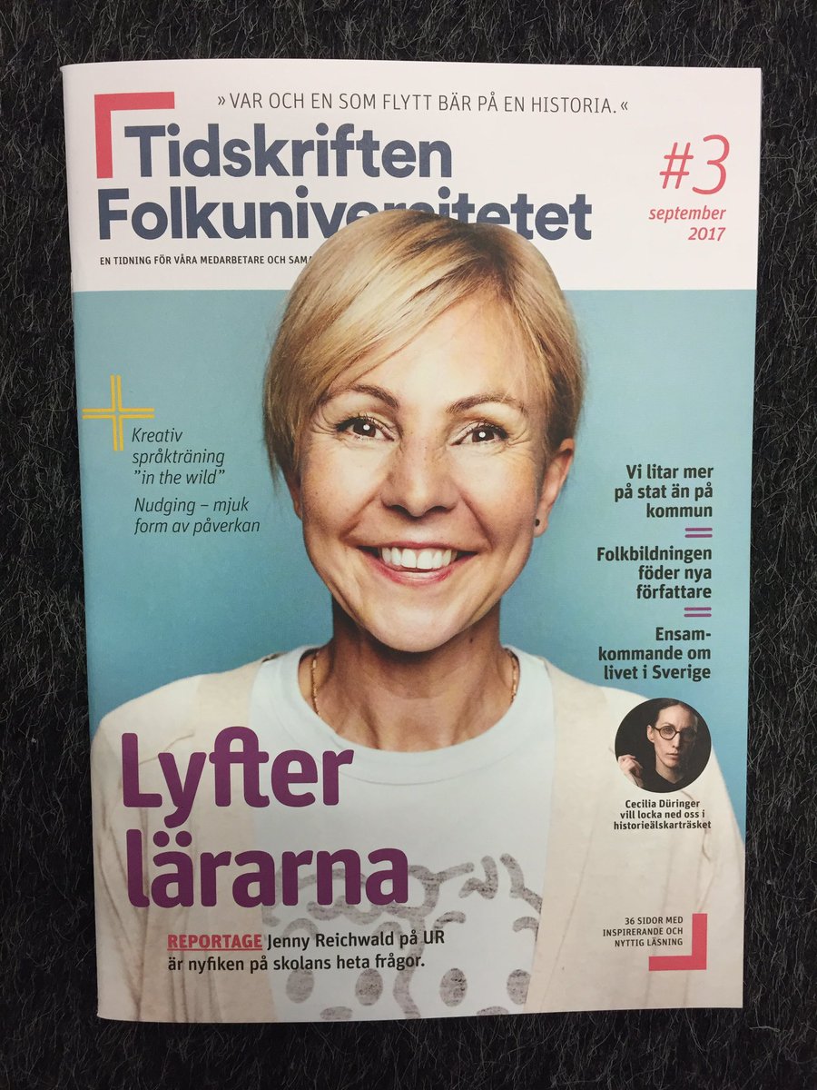 Larlabbet's tweet photo. #Lärlabbet - Lyfter lärarna! Läs mer i senaste numret av Tidskriften @Folkuniversitet #skolan #lärare #bokmässan https://t.co/0Rzg8eLK1V https://t.co/zrz3ZpnVXd