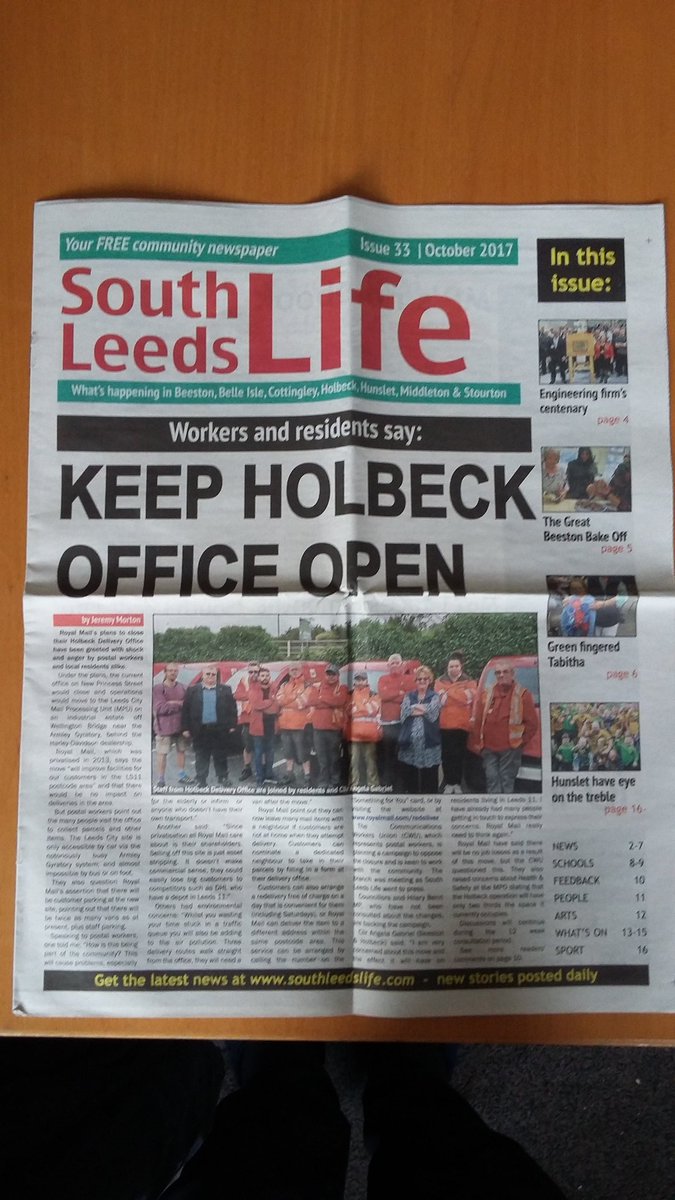 andybanjobrown's tweet image. Who needs a Saturday Guardian when your @SouthLeedsLife subscription copy awaits at the door .. southleedslife.com/subscribe-to-t…