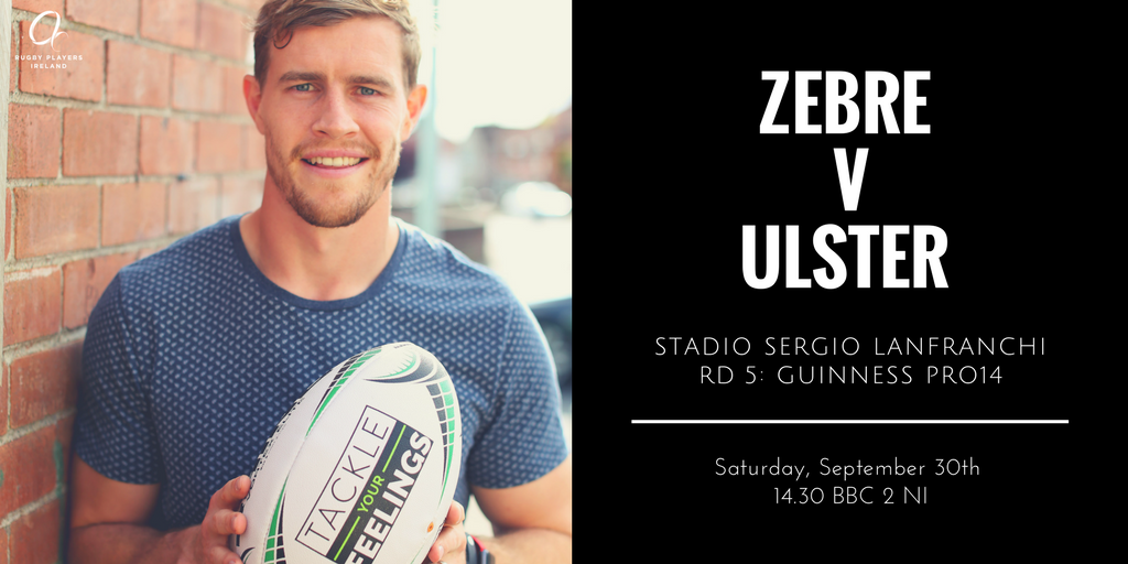 RugbyPlayersIRE's tweet photo. Our latest #TackleYourFeelings Ambassador @andrew_trimble leads @UlsterRugby today. #Cap221 Check out the video: https://t.co/DEy5aSVKWj https://t.co/LJKbV8KOjL