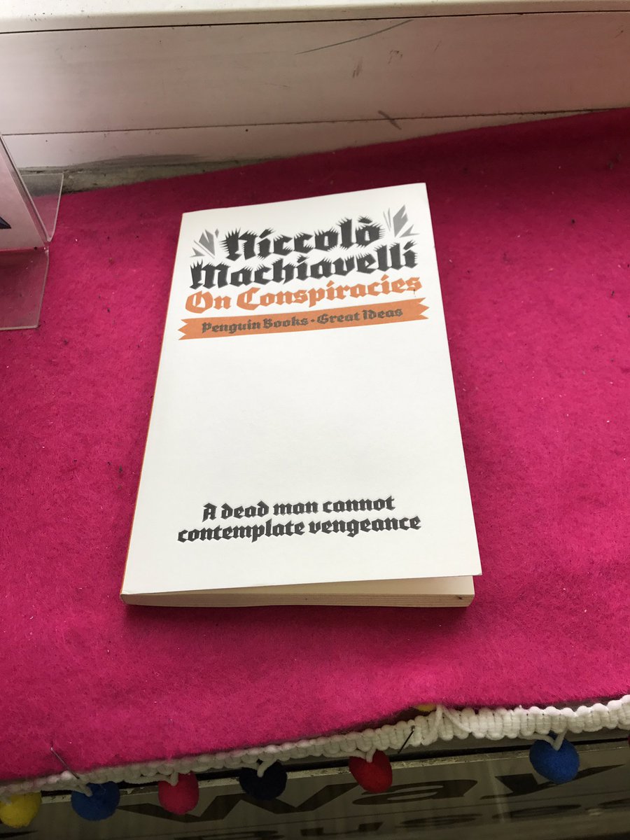 sshlevlibrarian's tweet image. 'Always assume incompetence before looking for conspiracy' Niccolo #Machiavelli as relevant today as the 16th c @LevyStation@lovelevenshulme