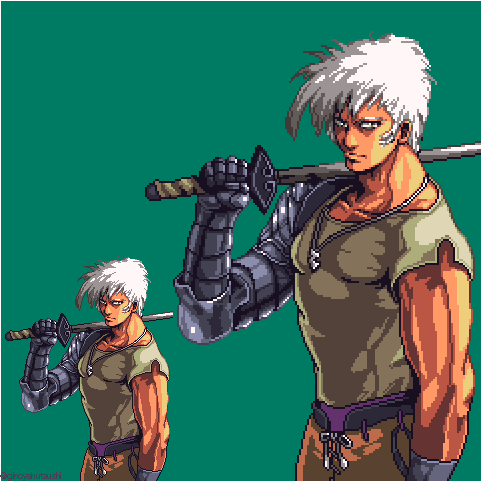 Mr Pixelor Pixel Gameart Rt Ginoyahutaushi ロマンシングサガ3のシャールでした リプ来たものをドット絵で描く Pixelart ロマサガ3 T Co Cngdssg7mj