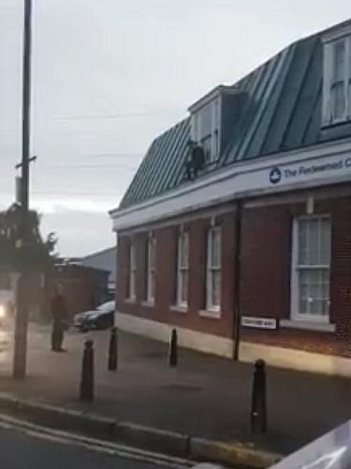 Kent 999s on Twitter "CRAYFORD A BMW driver climbed onto the roof of