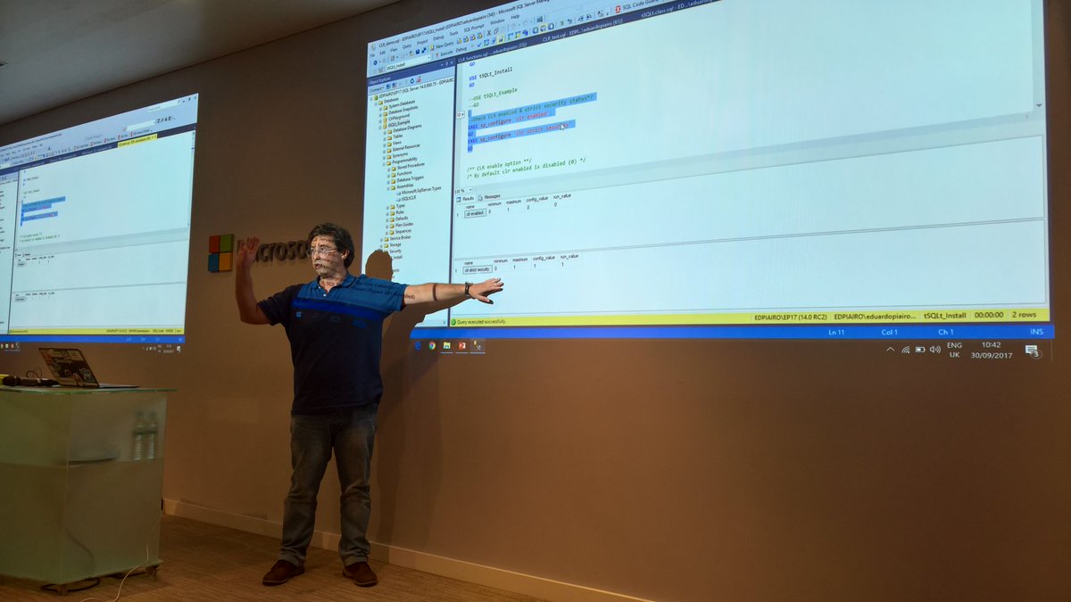 creative_byte's tweet image. Now we have @EdPiairo talking about #clr improvements in #sql2017 #tuga