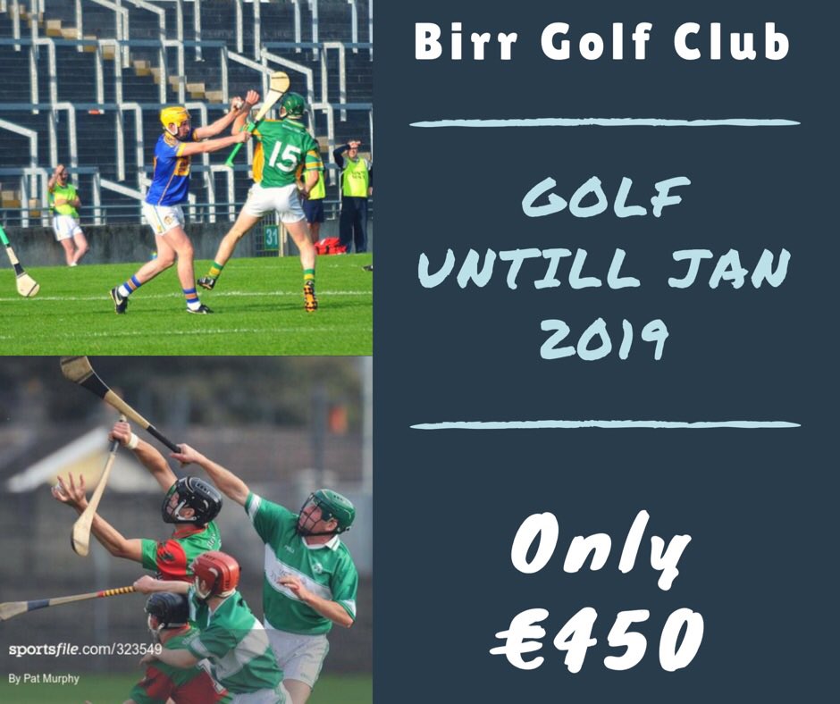 PRCoach2's tweet image. #coolderryhurling #birrgaa #strynaghs #offalycamoige GAA clubs fantastic team offer @BirrGolfClub . Sign up now &amp;amp; enjoy the winter break