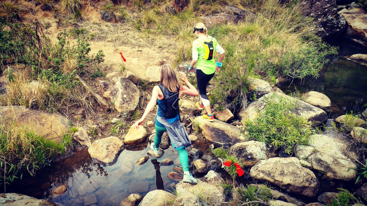 JustJoZA's tweet photo. Jeez, these #RunTheBerg2017 #trailrun girls are fast. No hope of catching them when you lost your breath along the way . @runthebergSA https://t.co/YpsFXd52Uh