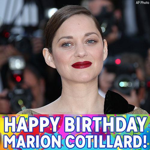 Happy Birthday to Oscar-winning French actress Marion Cotillard! 