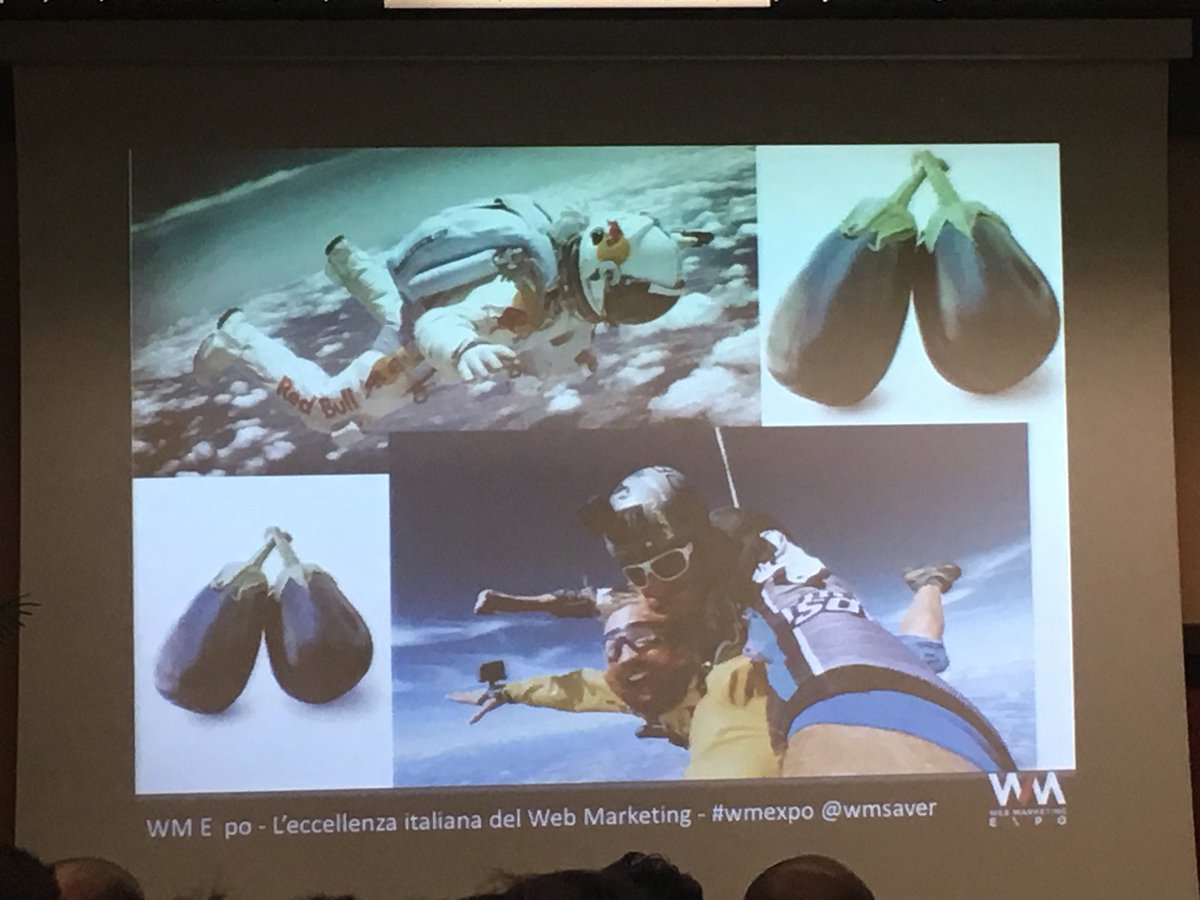 Diletta_DP's tweet photo. Non abbiate paura delle melanzane. Ascoltate e coinvolgete il vostro pubblico! Cit. @WMSaver #wmexpo #wmexpo2017 #salvatorerusso #webmktg https://t.co/kje2m36iJk