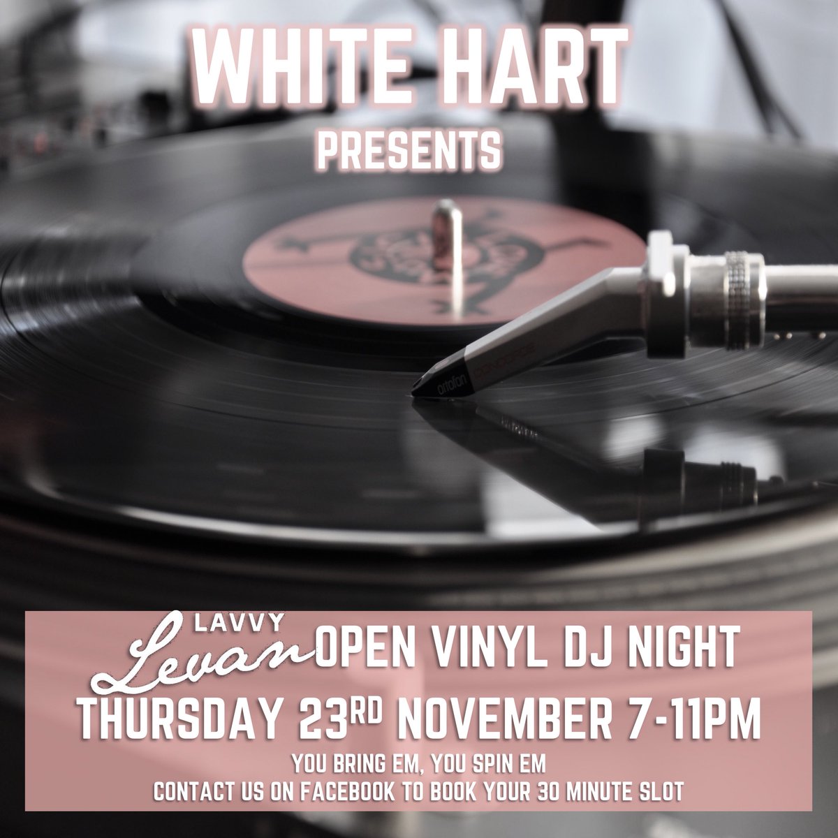 WhiteHart1827's tweet photo. Another day for the diary. @lavvylevan Open Vinyl DJ Night for the first time!! #lavvylevan #openvinylnight #vinyl #dj #vinyldj #whitehart https://t.co/S0JEL3GS5d