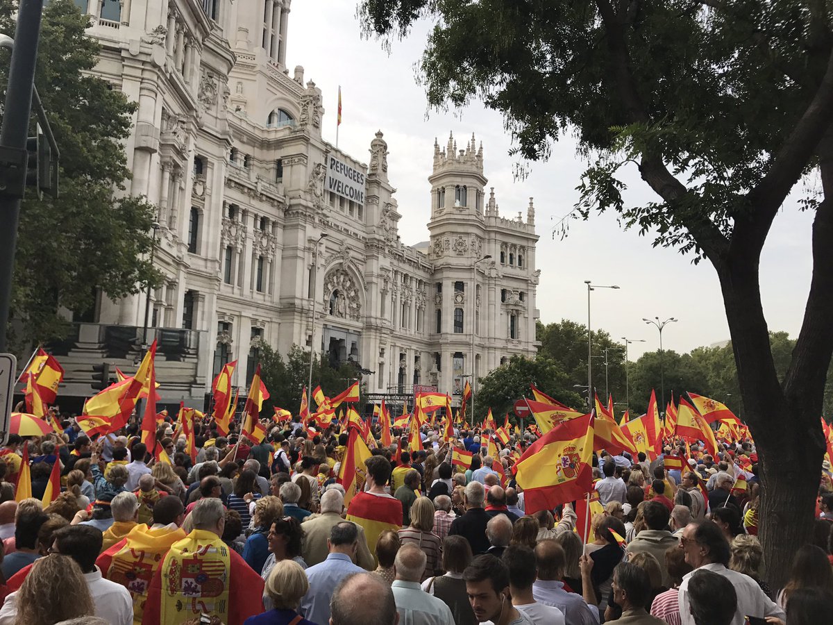 JovenEuropeo's tweet image. Cibeles ahora. Aquí no hay partidos ni políticos. Solo españoles.