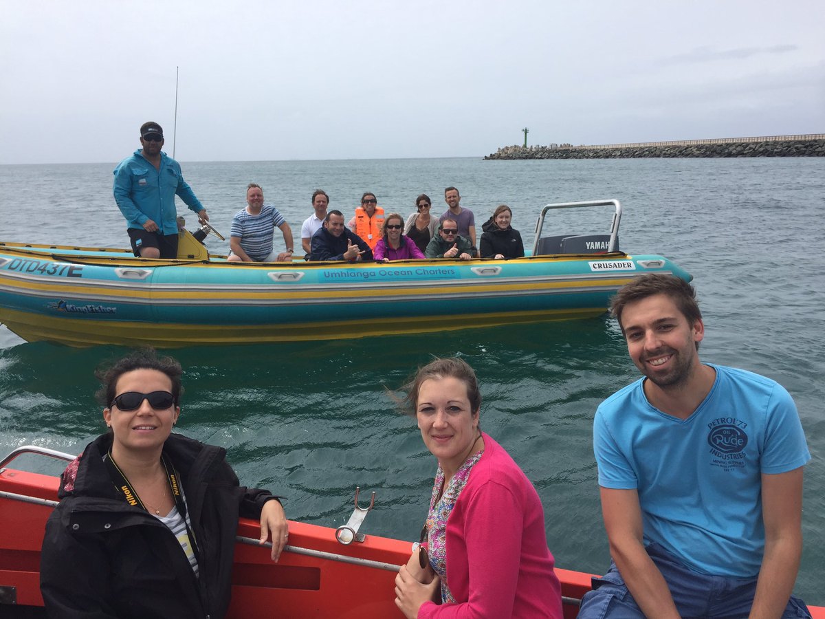What a great time out at sea this morning with 12 Belgium travel agents that South African Tourism brought out to SA #umhlangaoceancharters