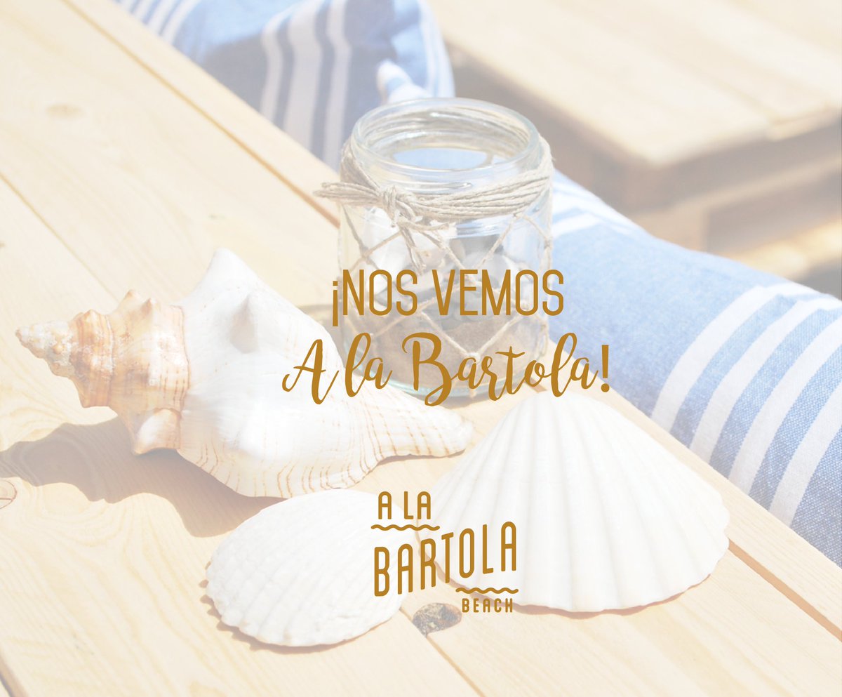 Último sábado para poder decir… ¡Feliz #sábado #AlaBartola! ¡Te esperamos!  😎☀️ #Patacona #AlaBartolaBeach #temporada2017 #sienteAlboraya