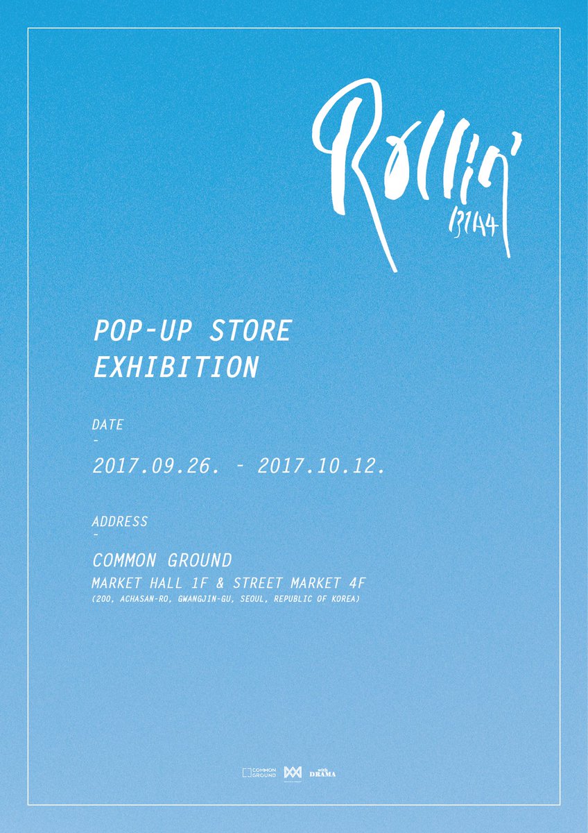B1A4 7th Mini Album [Rollin'] POP-UP STORE &amp; EXHIBITION
Coming Soon 2017. 09. 25

#B1A4 #Rollin'