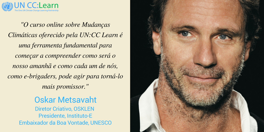 uncclearn's tweet photo. .@institutoe_org apóia a #aprendizagem das #mudançasclimáticas, pois é um dos desafios que o mundo enfrenta hoje  https://t.co/AFkSKR4F9G https://t.co/oRLNCQ72ie