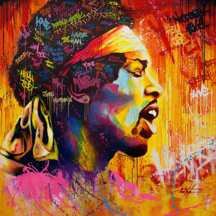 Jimi Hendrix muere un 18 de septiembre de 1970. Es considerado uno de los más influyentes guitarristas eléctricos de la música popular #Fact