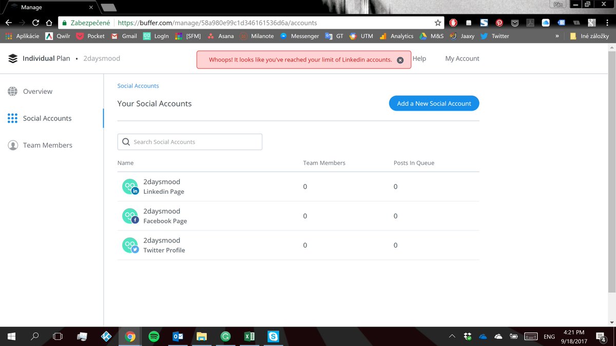 bulobulovic's tweet photo. @buffer #BufferSupport why cant I add LinkedIn profile when I disconected one and have only LI page now? https://t.co/O0PlgjWnKH
