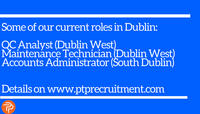 PTPRecruitment's tweet photo. #jobfairy #jobs #MondayMotivation #Dublin https://t.co/fEpSgmAlMa