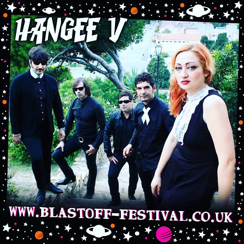 blastofffest's tweet photo. The Hangee V (IT) @blast_off_festival 11thNov. Tickets:
https://t.co/OPk4QjZkO1
 #hangeev #blastofffestival #sardinia #surfrock #garagerock https://t.co/lNsLoogAud